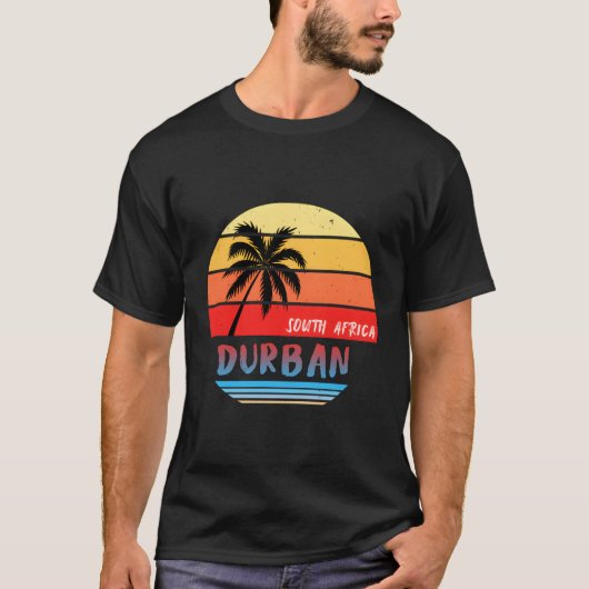 T-shirt Afrique du Sud Durban (Devant)