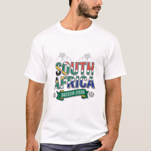 T-shirt Afrique du Sud Football 2026 Football Gras Pays Ty