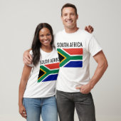 T-shirt Afrique du Sud // Pays du monde Drapeau national (Unisexe)
