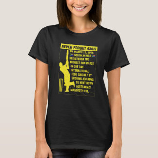 T-shirt Afrique du Sud Protea cricket n'oublie jamais la n