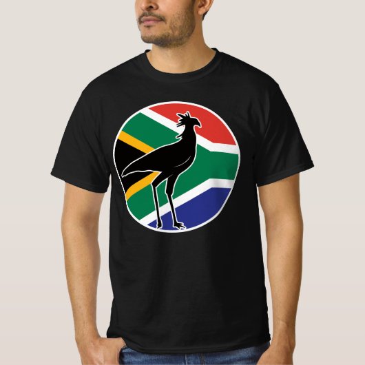 T-shirt Afrique du Sud Secrétaire oiseau (Devant)