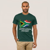 T-shirt Afrique du Sud : Un cadeau pour le drapeau du cric (Devant entier)