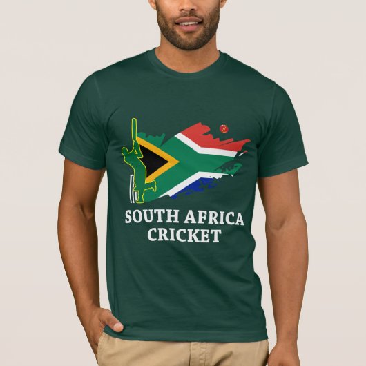 T-shirt Afrique du Sud : Un cadeau pour le drapeau du cric (Devant)