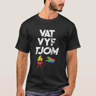 T-shirt Afrique du Sud Vat Vyf Tjom Prenez cinq Chum Afrik