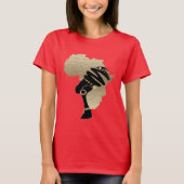 T-shirt Afrique En Or (Devant)