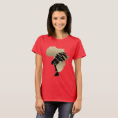 T-shirt Afrique En Or (Devant entier)