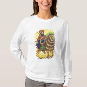 T-shirt Afrique, Éthiopie. Œuvre d'art représentant le Lio