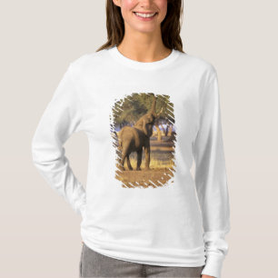 T-shirt Afrique, Kenya, Masai Mara. Éléphant (Loxodonta
