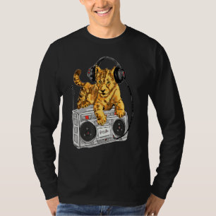 T-shirt Afrique Lion Cub Boombox Blaster Hip hop Par Zamir