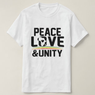 T-SHIRT AFRIQUE - PAIX, AMOUR ET UNITÉ