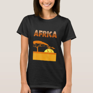 T-shirt Afrique Safari Wild Animals Cute Novelty 10