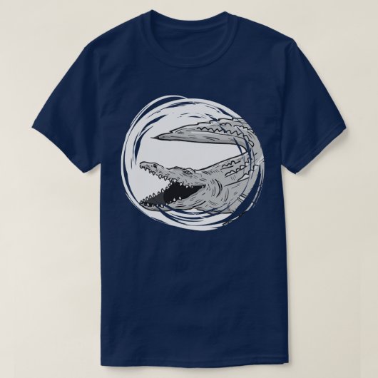 T-shirt Afrique Zoo Animal Crocodile (Design devant)