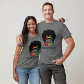 T-shirt Afro Adjointe Principale Femmes Messy Bun Black So (Unisexe)