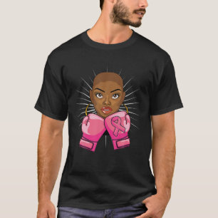 T-shirt Afro-Africain Américain Cancer Du Sein S Pour Femm
