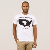 T-shirt Afro-américain (Devant entier)