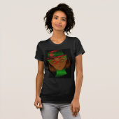 T-shirt Afro-Américain "Joyeux Noël Diva I" (Devant entier)