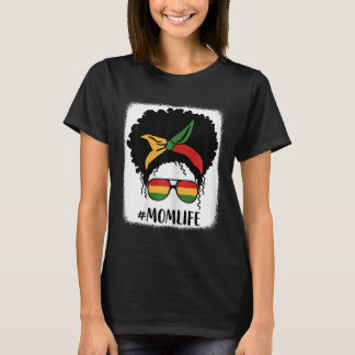 T-shirt Afro-Américain Maman Vie Mère Noire Mères D