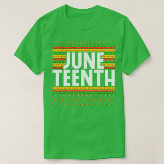 T-shirt Afro-Américain Pride Histoire Noire Junetten (Design devant)