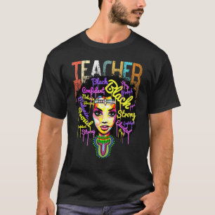 T-shirt Afro-Américaine Enseignante D'Histoire Noire Dashi