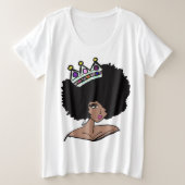 T-shirt Afro Crown (Design devant)