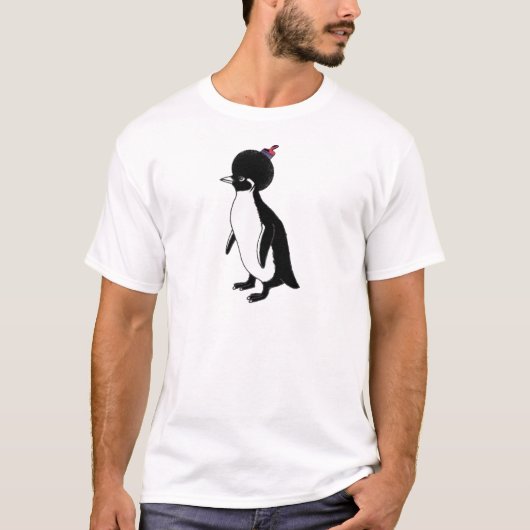 T-shirt Afro de pingouin (Devant)