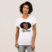 T-shirt Afro Diva (Devant entier)