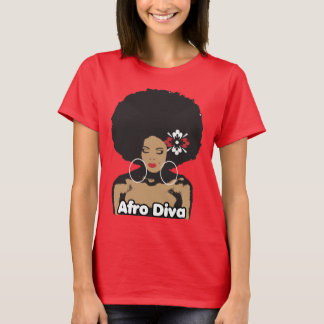 T-shirt Afro Diva pour dames