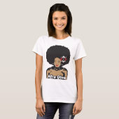 T-shirt Afro Diva pour dames (Devant entier)