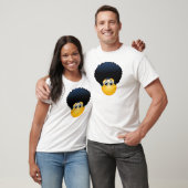 T-shirt afro émoji (Unisexe)