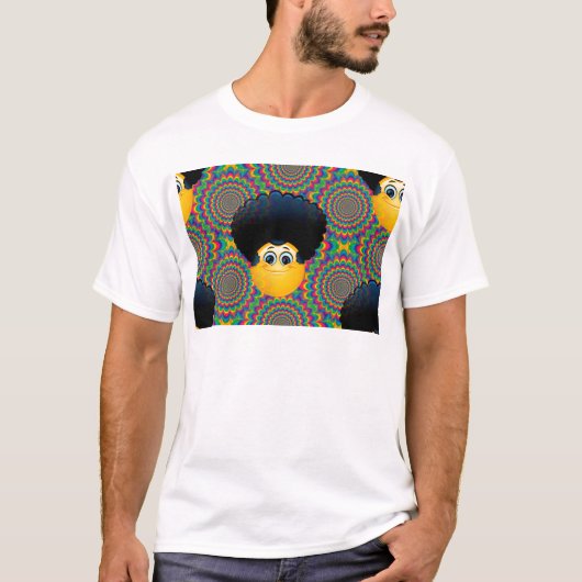 T-shirt afro emojis (Devant)
