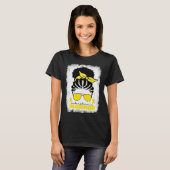 T-shirt Afro Endometriosis Warrior For Black Women Endomet (Devant entier)