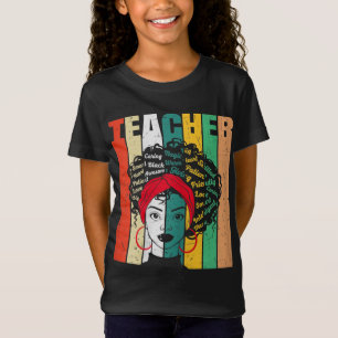 T-Shirt Afro Love Melanin Africaine Américaine Femmes Thé