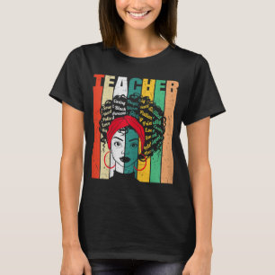 T-shirt Afro Love Melanin Africaine Américaine Femmes Thé 