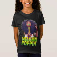 Afro Melanin Poppin noir afro-américain