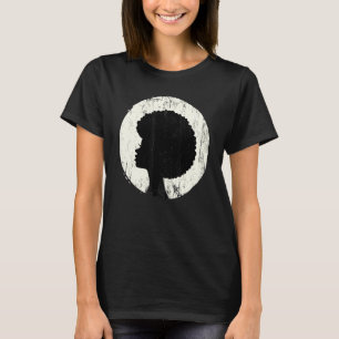 T-shirt Afro Natural Hair Pride Art Black Women Fière