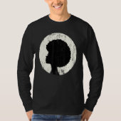 T-shirt Afro Natural Hair Pride Art Black Women Fière (Devant)