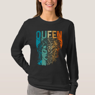 T-shirt Afro Queen Melanin Black Girl Magic African Black