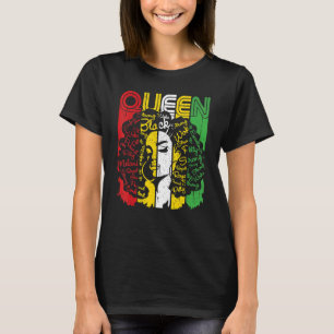 T-shirt Afro Queen Melanin Black Woman Magic Black History