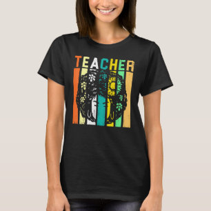 T-shirt Afro Retro Black History Mois Femme noire Enseigne
