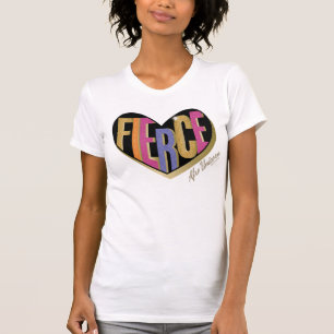 T-shirt Afro Unicorn Fierce Heart Design