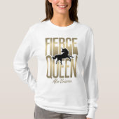 T-shirt Afro Unicorn Fierce Queen (Devant)