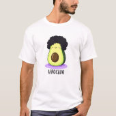 T-shirt Afrocado Drôle Avocado Avec Pun Afro (Devant)