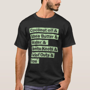 T-shirt Afrocentrique cheveux naturels Afro Femmes