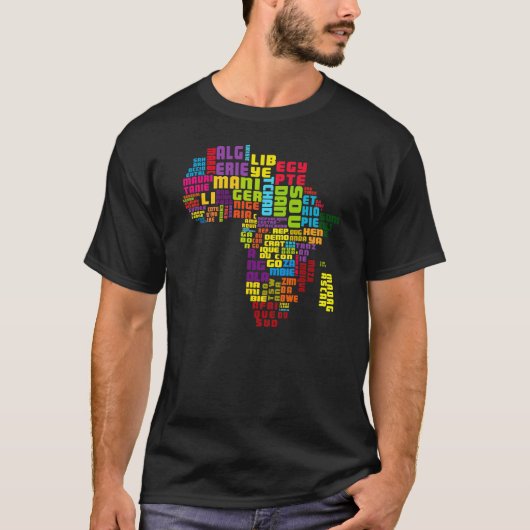T-shirt Afrocolorz (Devant)