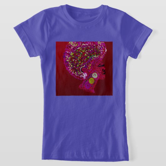 T-Shirt AfroFloral (Poser)