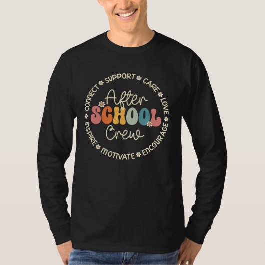 T-shirt After School Crew Appreciation Week Back to School (Devant)