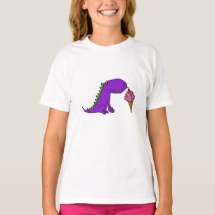 T-shirt AG chemise de crème glacée de dinosaure et