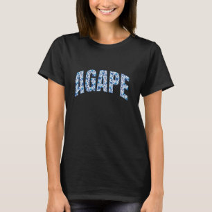 T-shirt Agape Floral foi chrétienne foi Inspiration