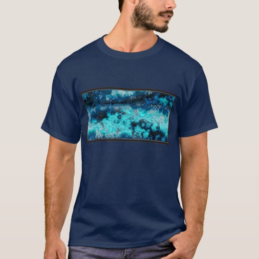 T-shirt Agate bleue (Devant)