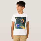 T-shirt Agate de l'espace (Devant entier)